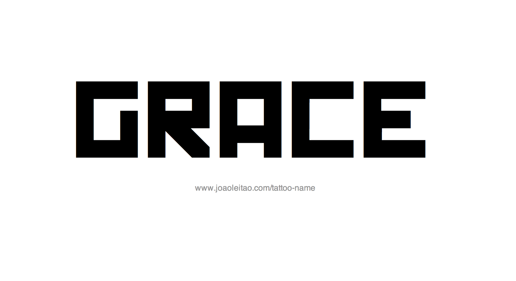 Grace Name Tattoo Designs